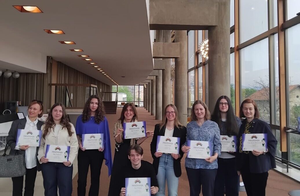 XVI. gimnazija ponosna na svoje dobitnike nagrade „Professor Balthazar“